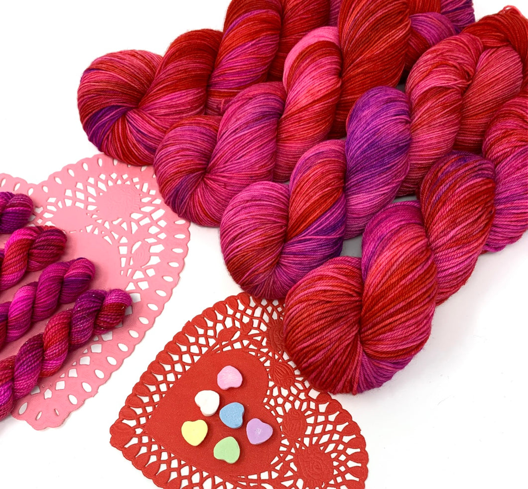 Love Bug - hand dyed yarn